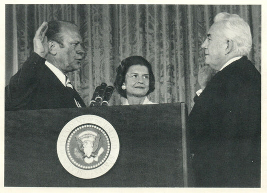 AMERICAN PRESIDENT GERALD FORD VINTAGE REAL PHOTO