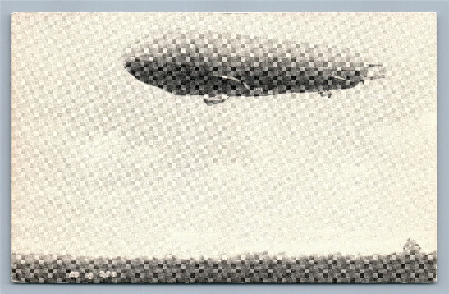 GERMAN DIRIGIBLE VIKTORIA LUISE ANTIQUE POSTCARD zeppelin