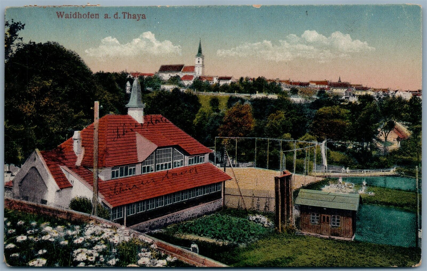 WAIDHOFEN a.d. THAYA AUSTRIA ANTIQUE POSTCARD
