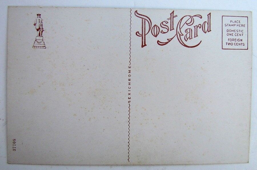 VINTAGE POSTCARD MULBERRY STREET BRIDGE HARRISBURG PA car automobile