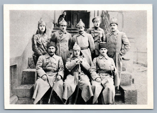 RUSSIAN CIVIL WAR HEROES 1970 VINTAGE POSTCARD