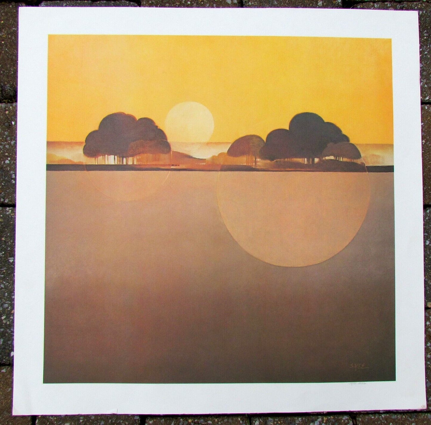 LIMITED EDITION NUMBERED SIGNED PRINT by S. YEE poster