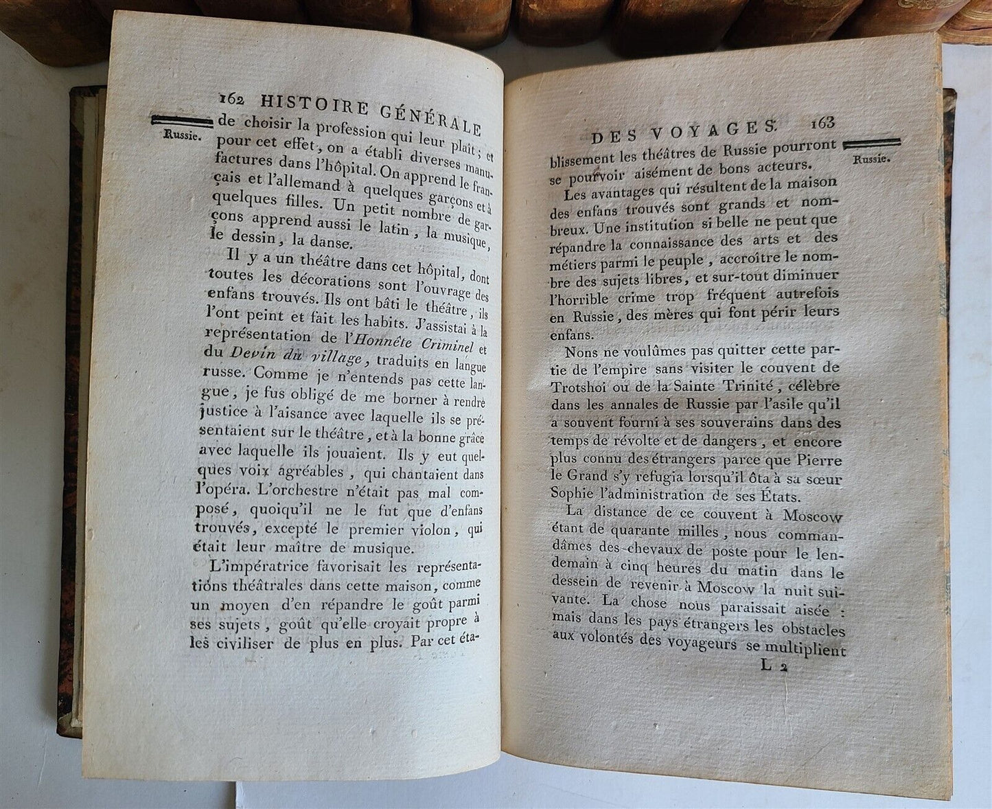 1803-1804 HISTORY of VOYAGES 12 VOLUMES SET ILLUSTRATED ANTIQUE in FRENCH