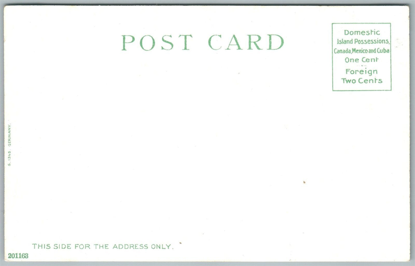 NEWARK NJ BROAD & MARKET STREETS UNDIVIDED ANTIQUE POSTCARD