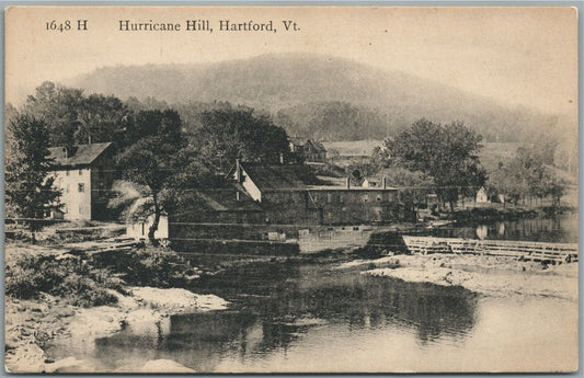HARTFORD VT HURRICANE HILL ANTIQUE POSTCARD