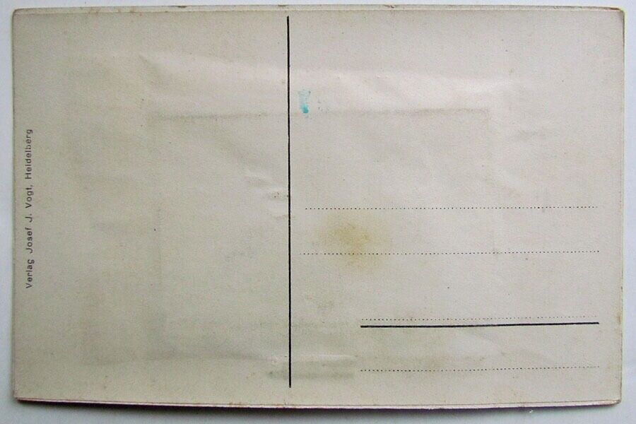 ANTIQUE GERMAN FOLDING POSTCARD VIEWS OF HEIDELBERG GERMANY