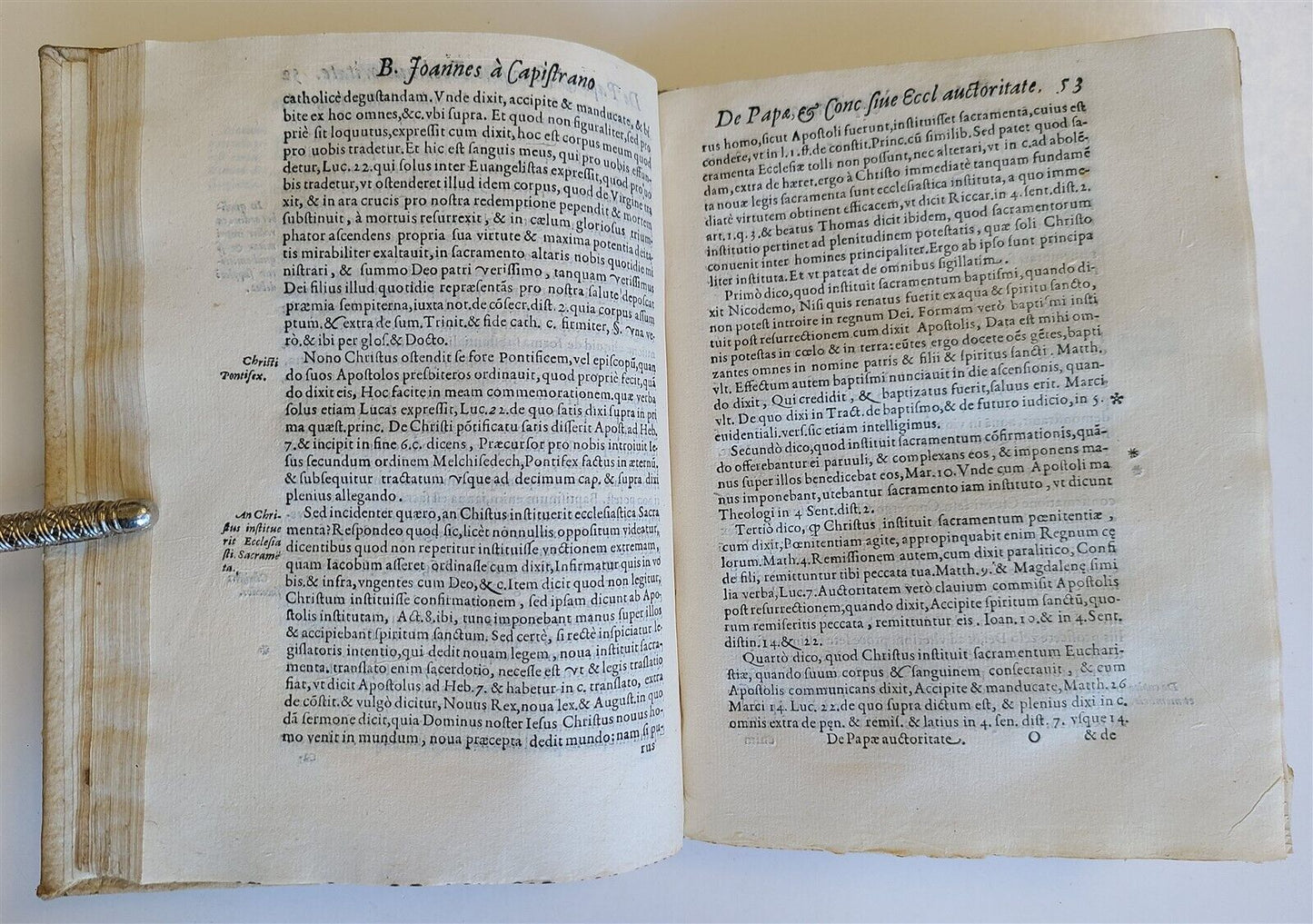 1580 Johannes Capistranus INQUISITOR & MILITARY LEADER in TURCKIH WARS antique