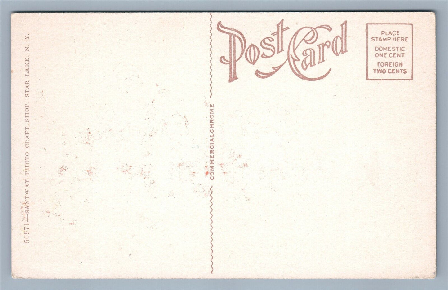 CARTHAGE NEW YORK HIGH SCHOOL ANTIQUE POSTCARD