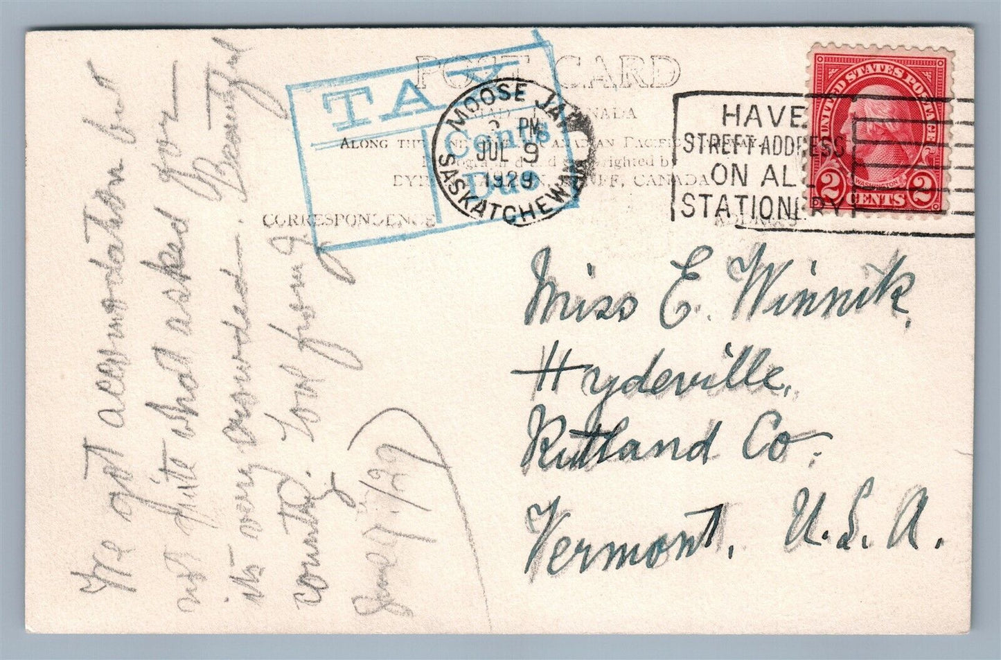 CANADIAN RAILROAD TRAIN RAILWAY ANTIQUE REAL PHOTO POSTCARD RPPC