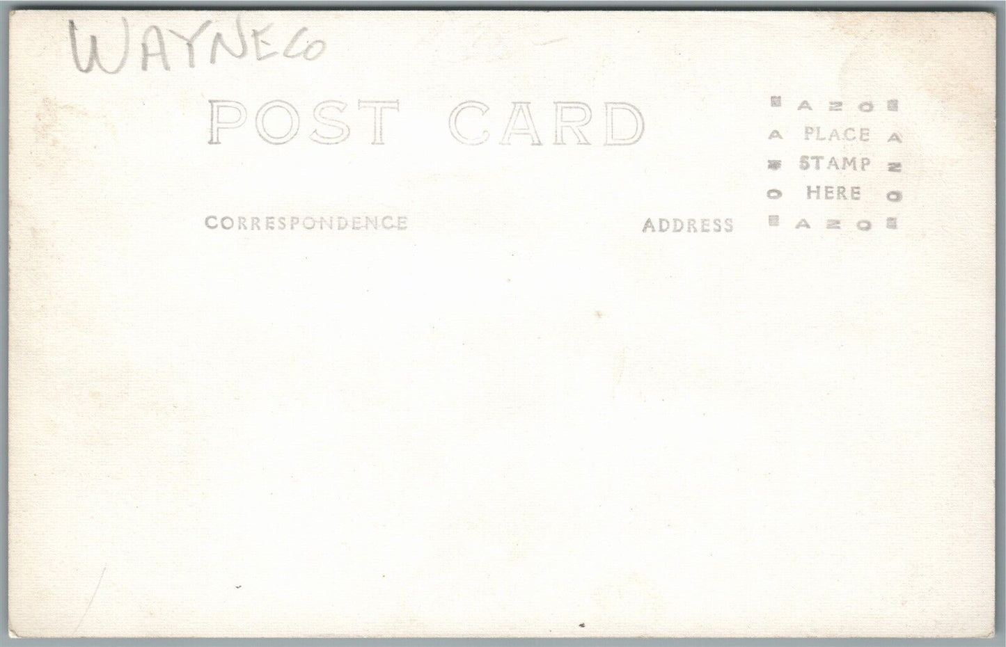 LAKE SHCHAWKEN PA ANTIQUE REAL PHOTO POSTCARD RPPC