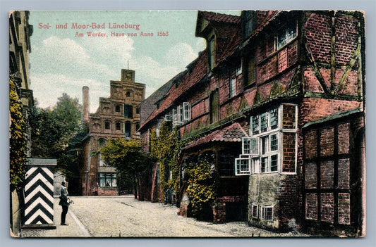 GERMANY SOL-UND-MOOR-BAD LUNEBURG ANTIQUE POSTCARD