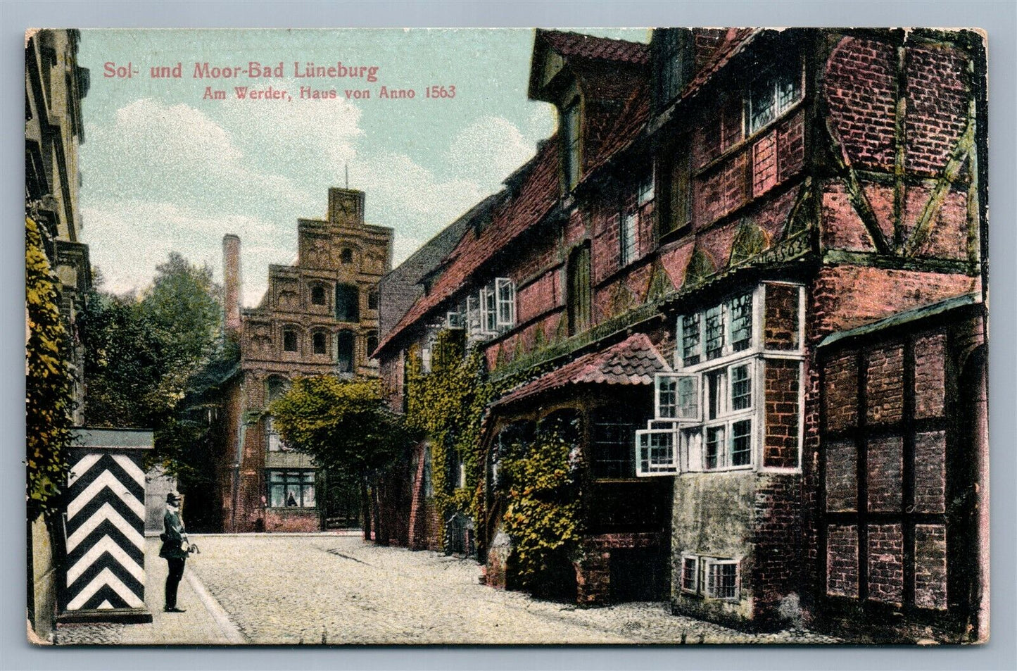 GERMANY SOL-UND-MOOR-BAD LUNEBURG ANTIQUE POSTCARD