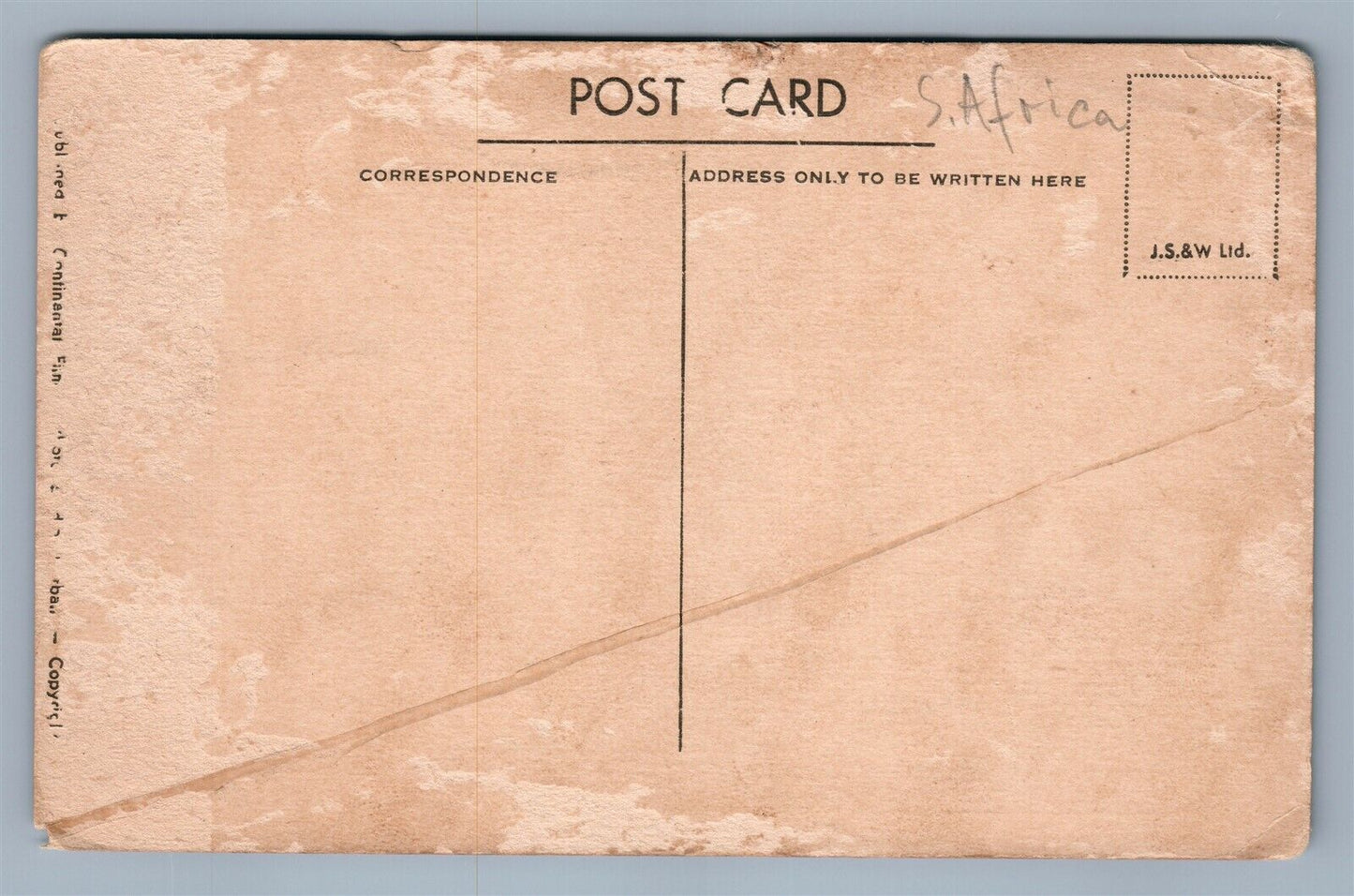 SOUTH AFRICA DURBAN AMPHITHEATRE ANTIQUE POSTCARD