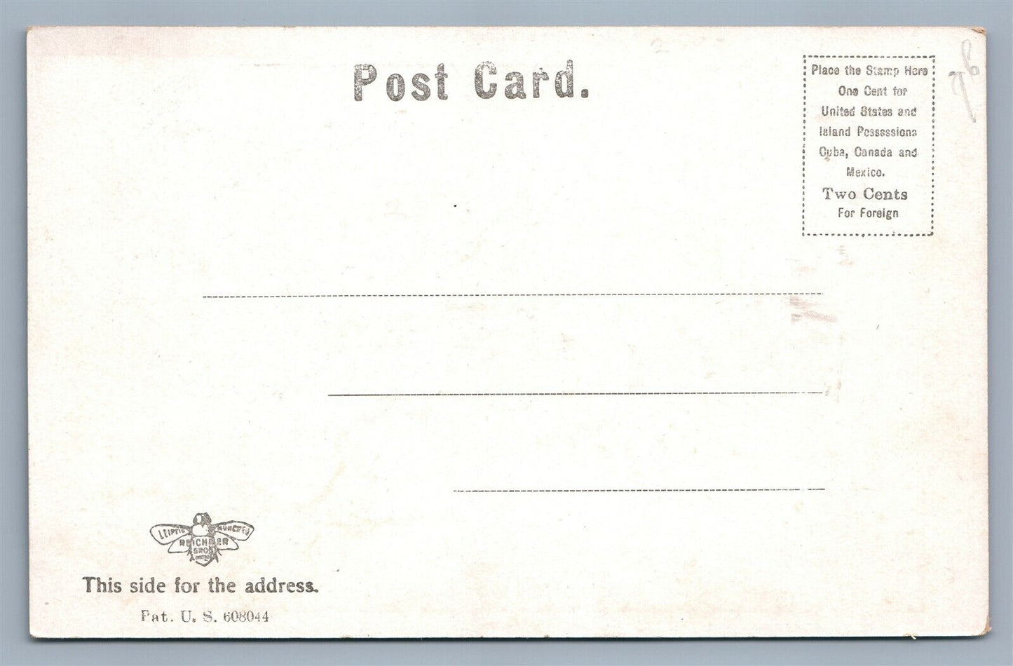 WINTHROP MA FIRST BAPTIST CHURCH ANTIQUE POSTCARD
