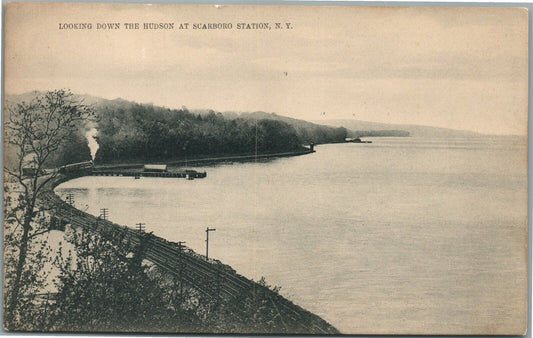 SCARBORO STATION NY ANTIQUE POSTCARD