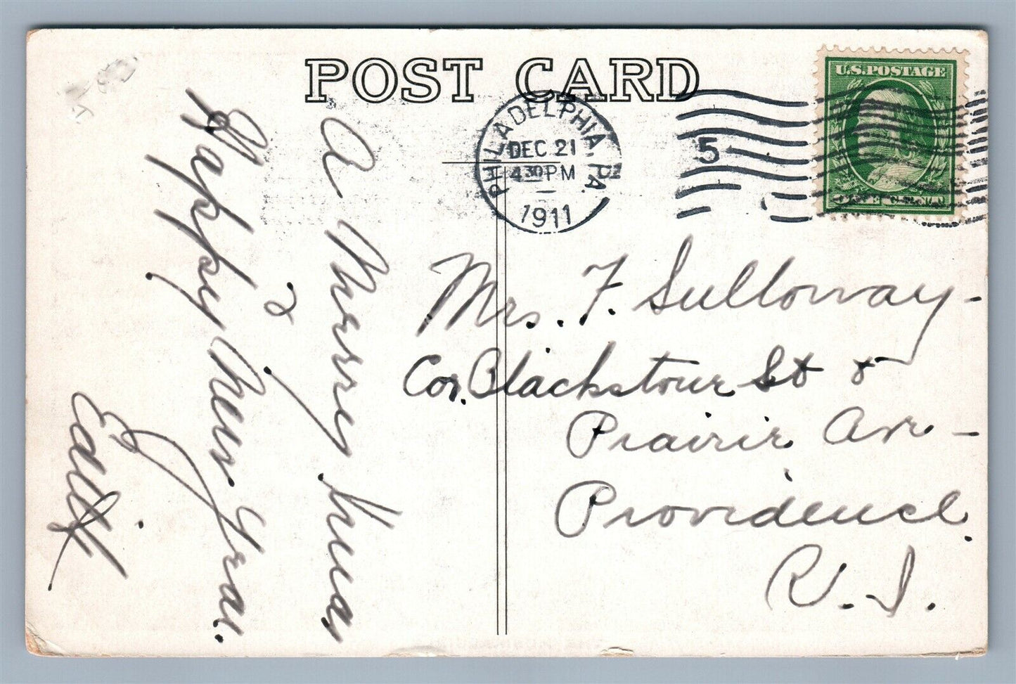 MUSIKALGIRLS 1911 ANTIQUE ADVERTISING POSTCARD