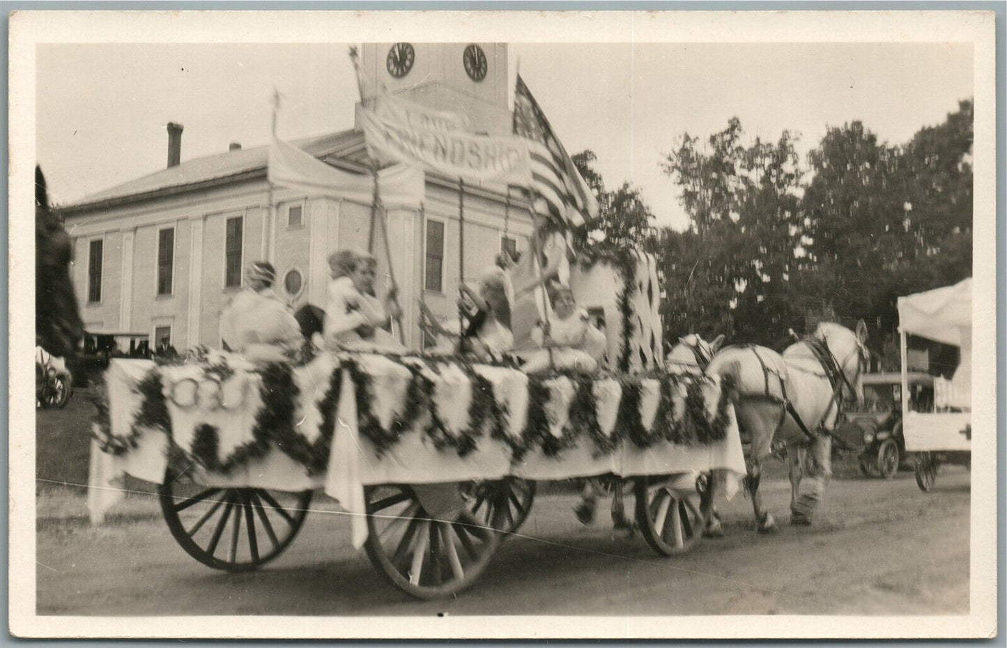 WILLIAMSTOWN VT OLD HOME WEEK ANTIQUE REAL PHOTO POSTCARD RPPC