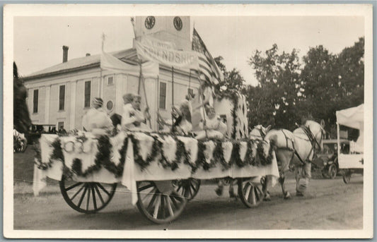 WILLIAMSTOWN VT OLD HOME WEEK ANTIQUE REAL PHOTO POSTCARD RPPC