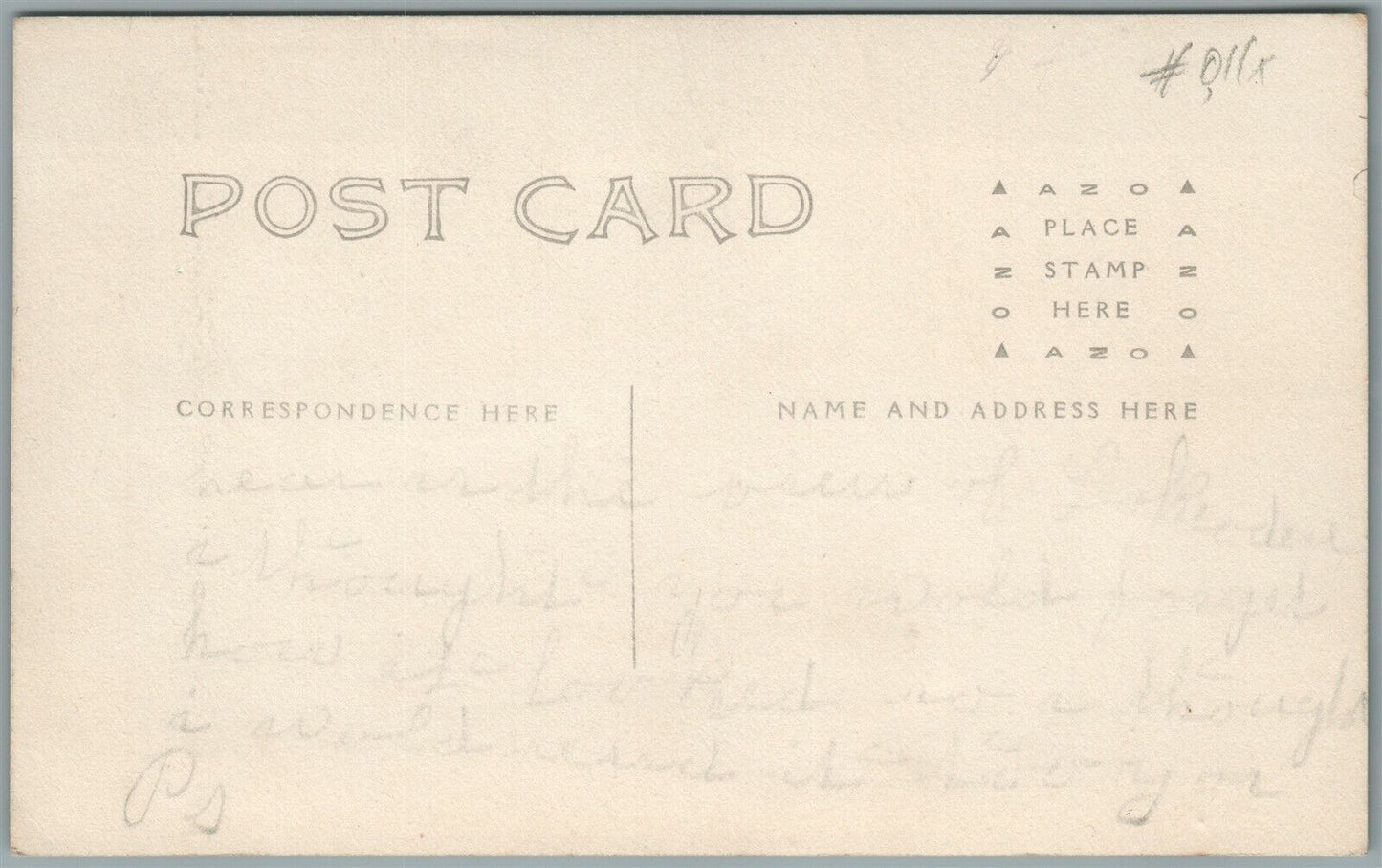 LAKE ODESSA MI 4th AVENUE ANTIQUE REAL PHOTO POSTCARD RPPC