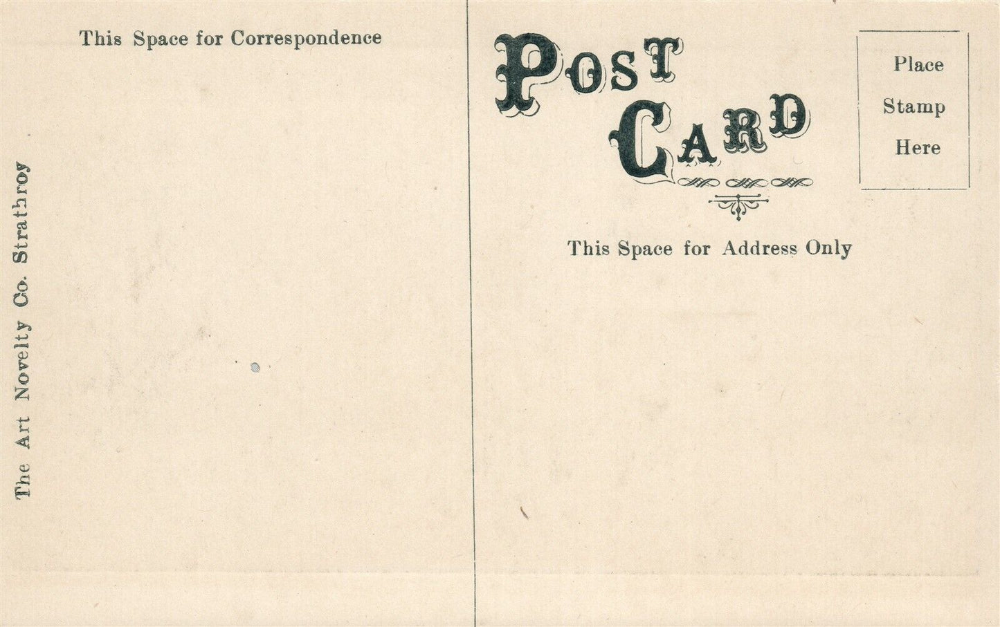 OHSWEKEN ONTARIO CANADA ENGLISH CHURCH ANTIQUE POSTCARD