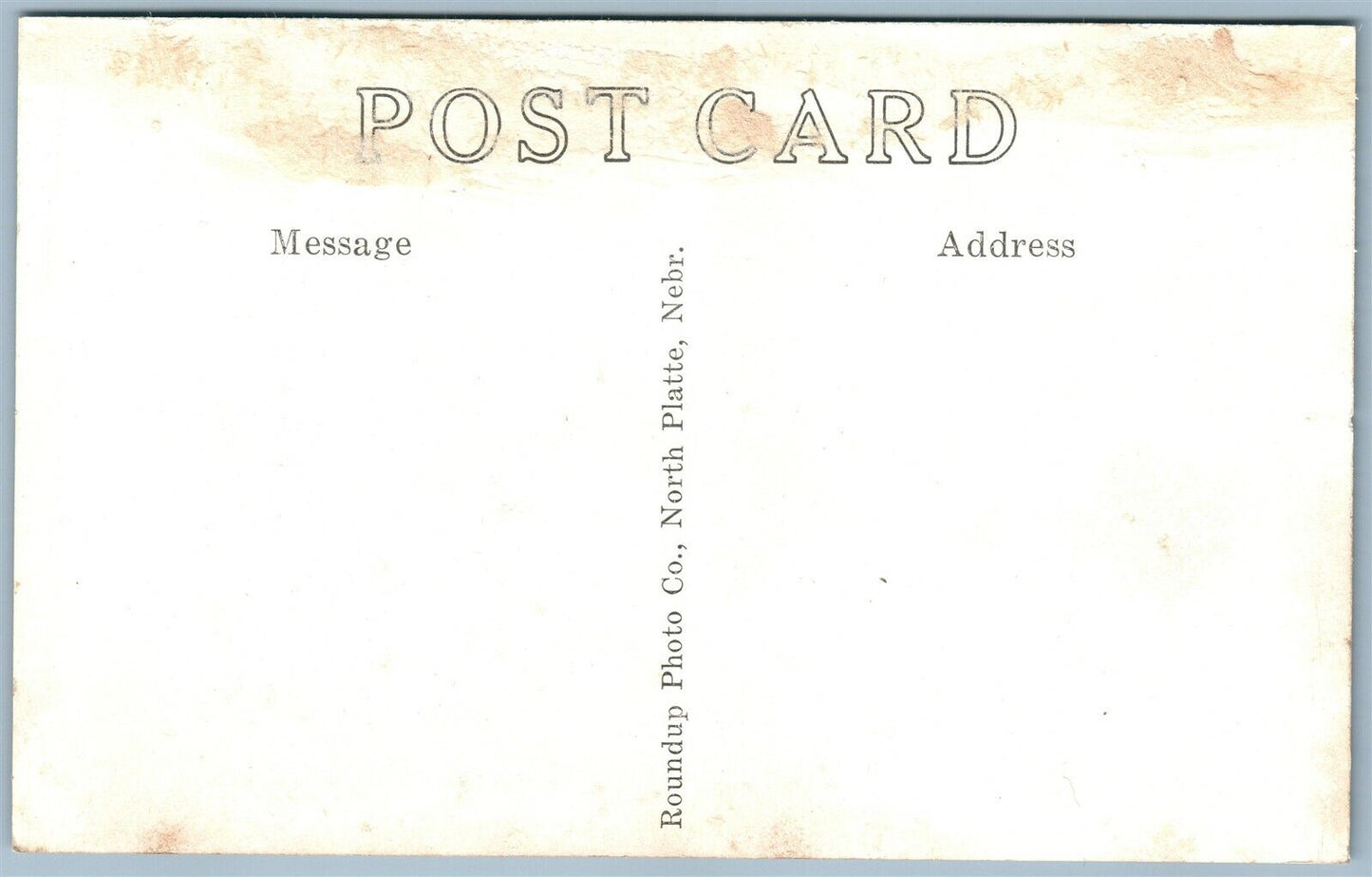 PAXTON NE CUT SUTHERLAND PROJECT ANTIQUE POSTCARD