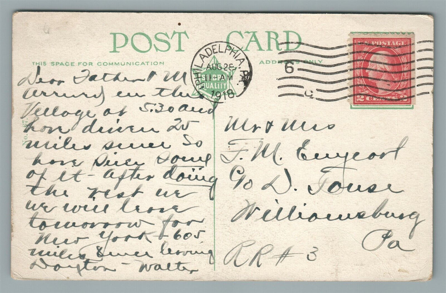 PHILADELPHIA PA WOODSIDE PARK BOATING ON THE LAKE ANTIQUE POSTCARD