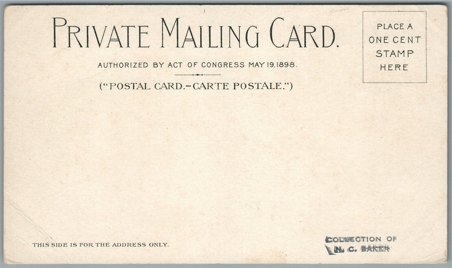 BUFFALO NY PAN AMERICAN EXPO ELECTRICITY BUILDING 1898 ANTIQUE PRIVATE POSTCARD