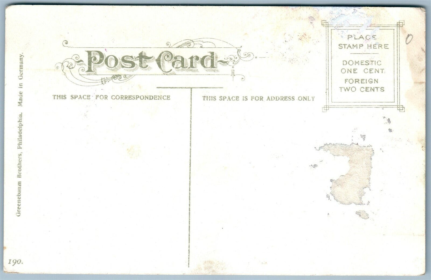 PHILADELPHIA PA US MINT KOCH BROS. ALLENTOWN ADVERTISING ANTIQUE POSTCARD