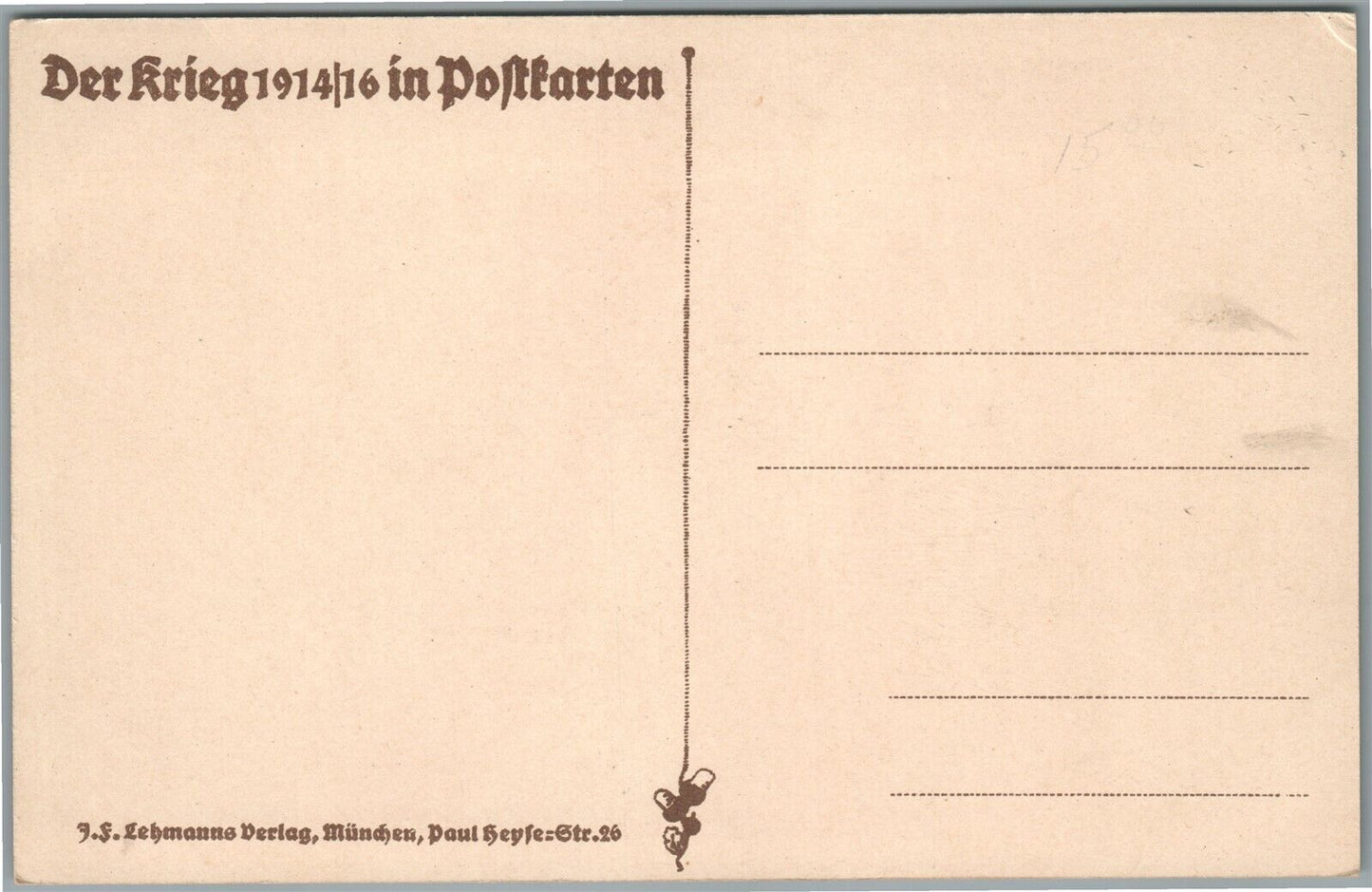 ZEPPELIN GERMAN AIRSHIP WWI ERA ANTIQUE POSTCARD