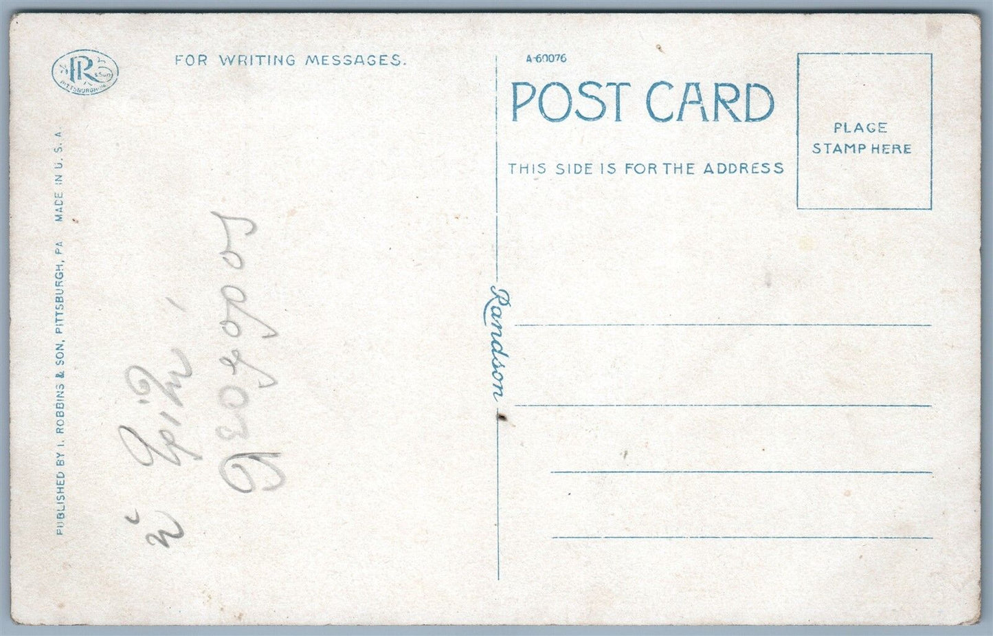 PARKERSBURG W.V. THIRD STREET COURT HOUSE ANTIQUE POSTCARD