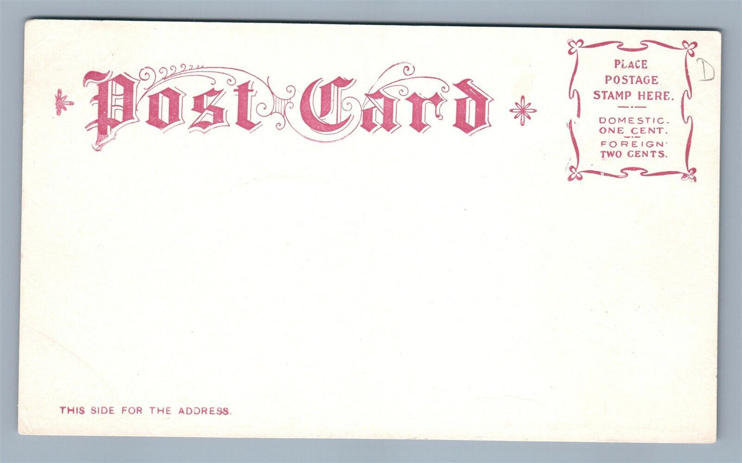 NIAGARA FALLS NY ROCK OF AGES ANTIQUE POSTCARD by ARTHUR LIVINGSTON