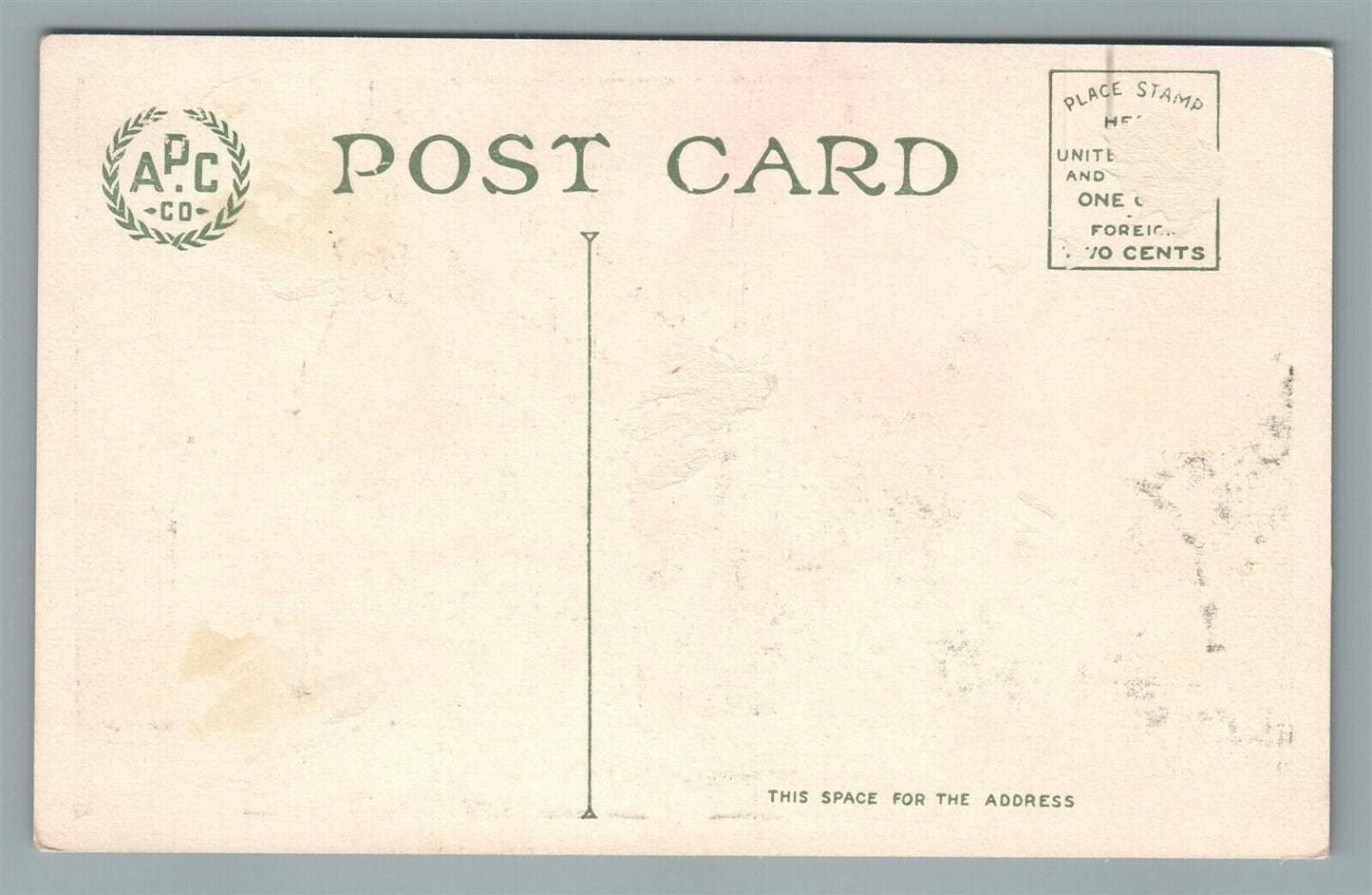 BROOKLYN NY GIRL'S HIGH SCHOOL ANTIQUE POSTCARD