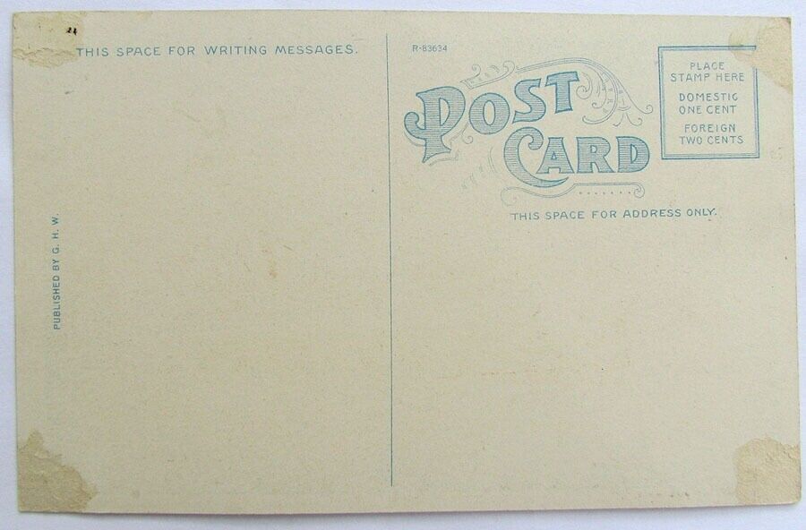 ANTIQUE POSTCARD STEAMSHIP JUNIATA