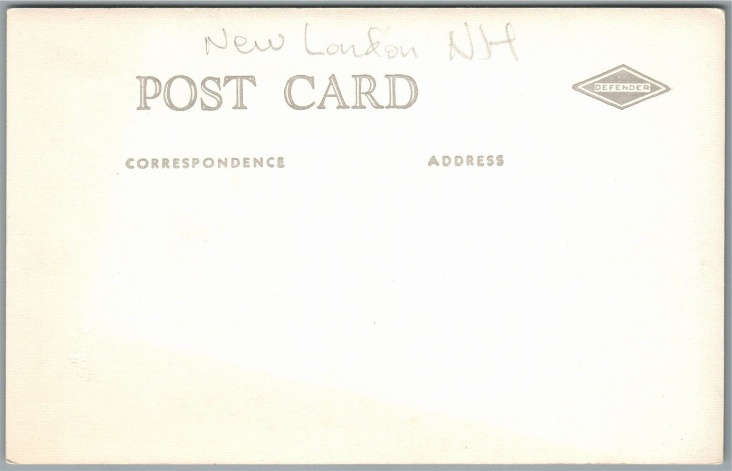 NEW LONDON NH COLBY JUNIOR COLLEGE VINTAGE REAL PHOTO POSTCARD RPPC