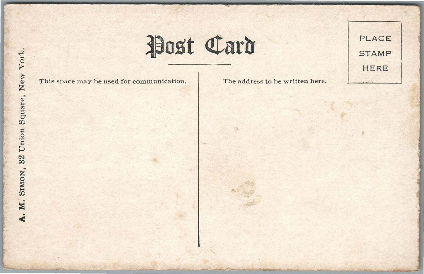 ELIZABETHVILLE PA POST OFFICE ANTIQUE POSTCARD