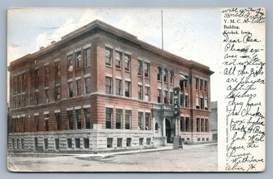 KEOKUK IA YMCA ANTIQUE POSTCARD
