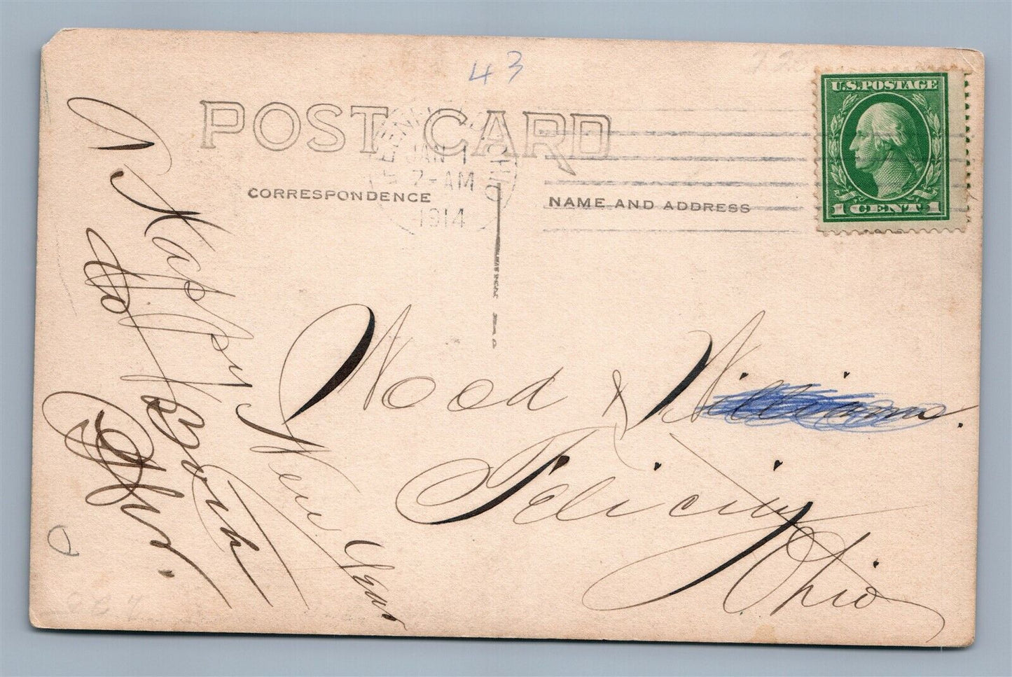 ADVERTISING HORSE DRAWN WAGONS AMERICAN FLAGS ANTIQUE REAL PHOTO POSTCARD RPPC