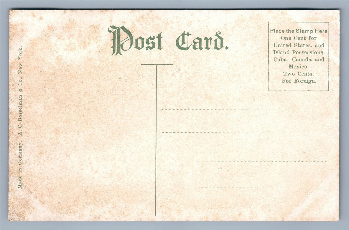 LOWELL MA RAILROAD STATION 1908 ANTIQUE POSTCARD railway train depot