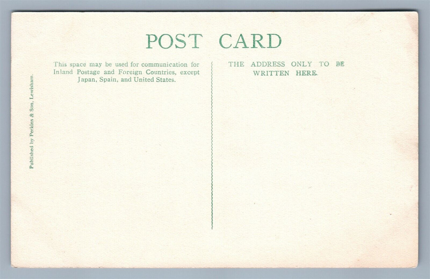 GREENWICH ROYAL HOSPITAL SCHOOL ANTIQUE POSTCARD