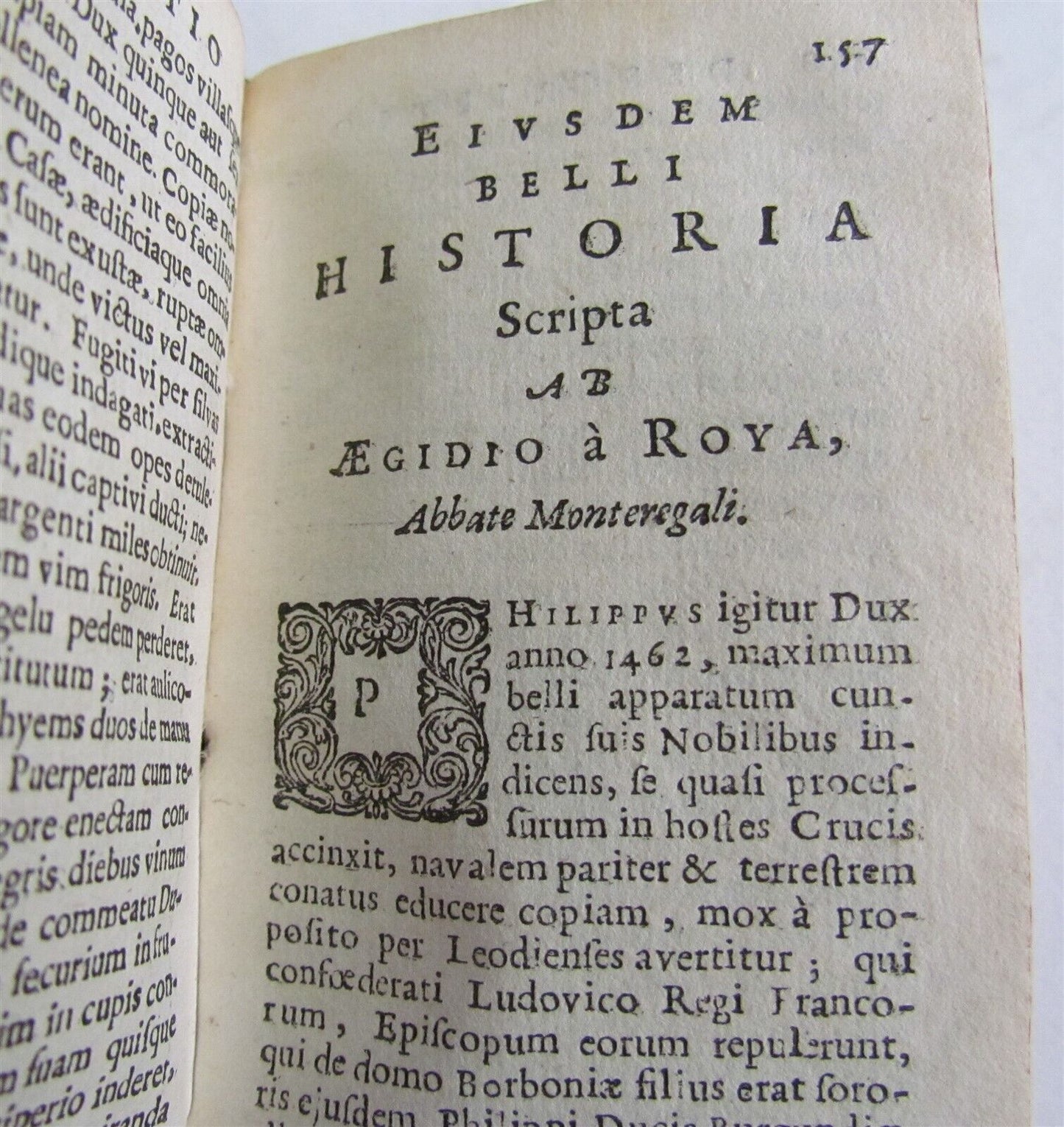 1633 DE LEODENSI RESPUBLICA antique by MARCUS BOXHORN