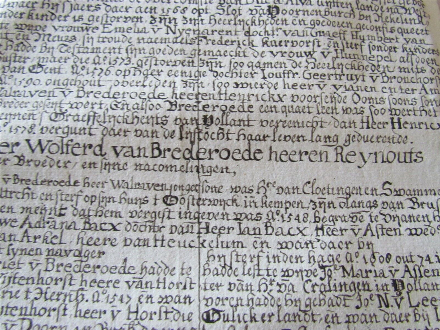 1636 NETHERLANDS HISTORY ILLUSTRATED VELLUM BINDING antique FOLIO