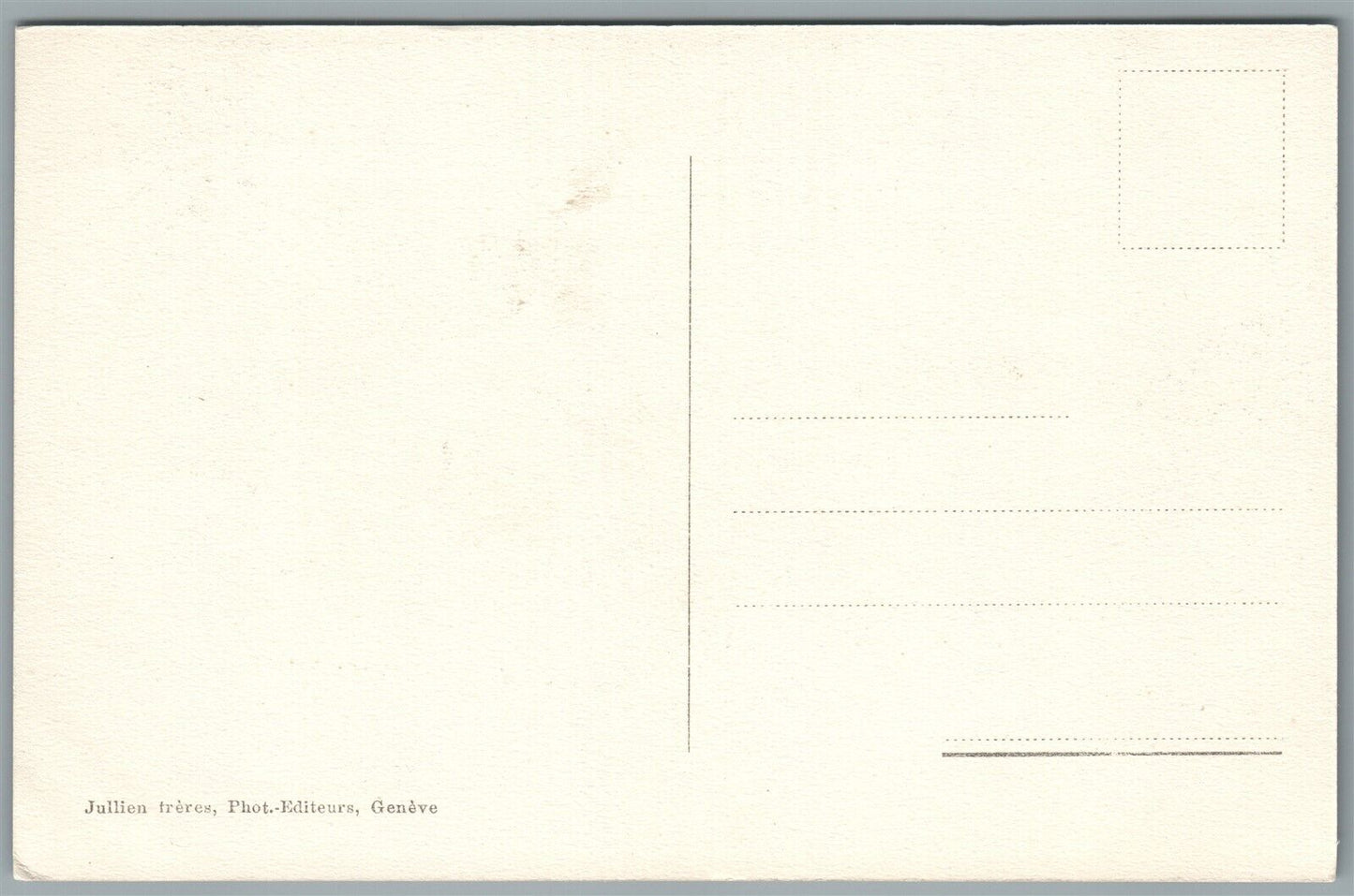 SWITZERLAND EN-BOB SLEIGH ANTIQUE POSTCARD