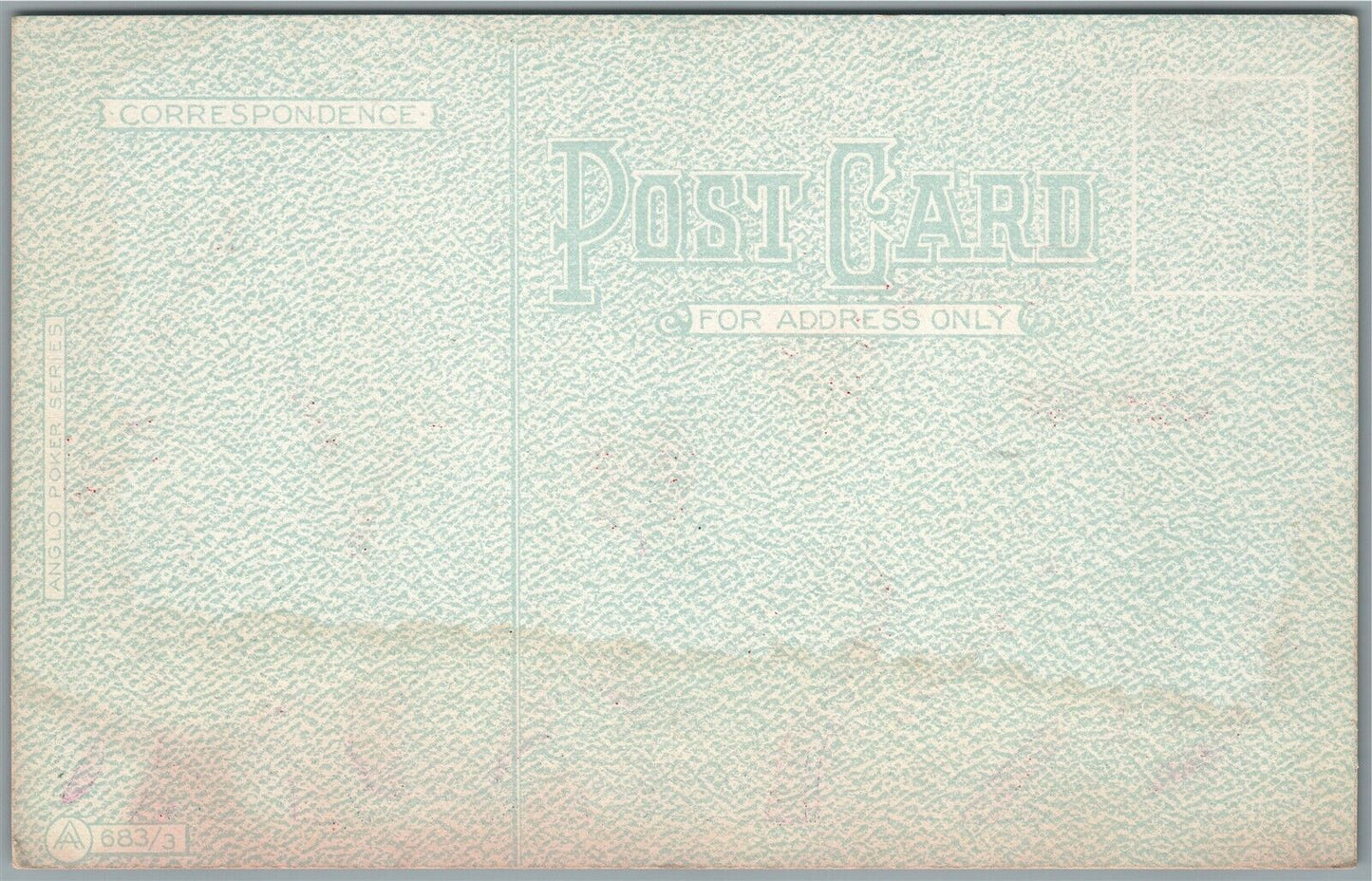 PLAYING CARDS THREE OF A KIND & PAIR OF JACKS ANTIQUE POSTCARD