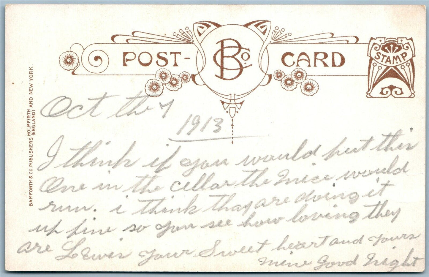 WASHINGTON NJ THE GIRLS ARE FINE ANTIQUE POSTCARD