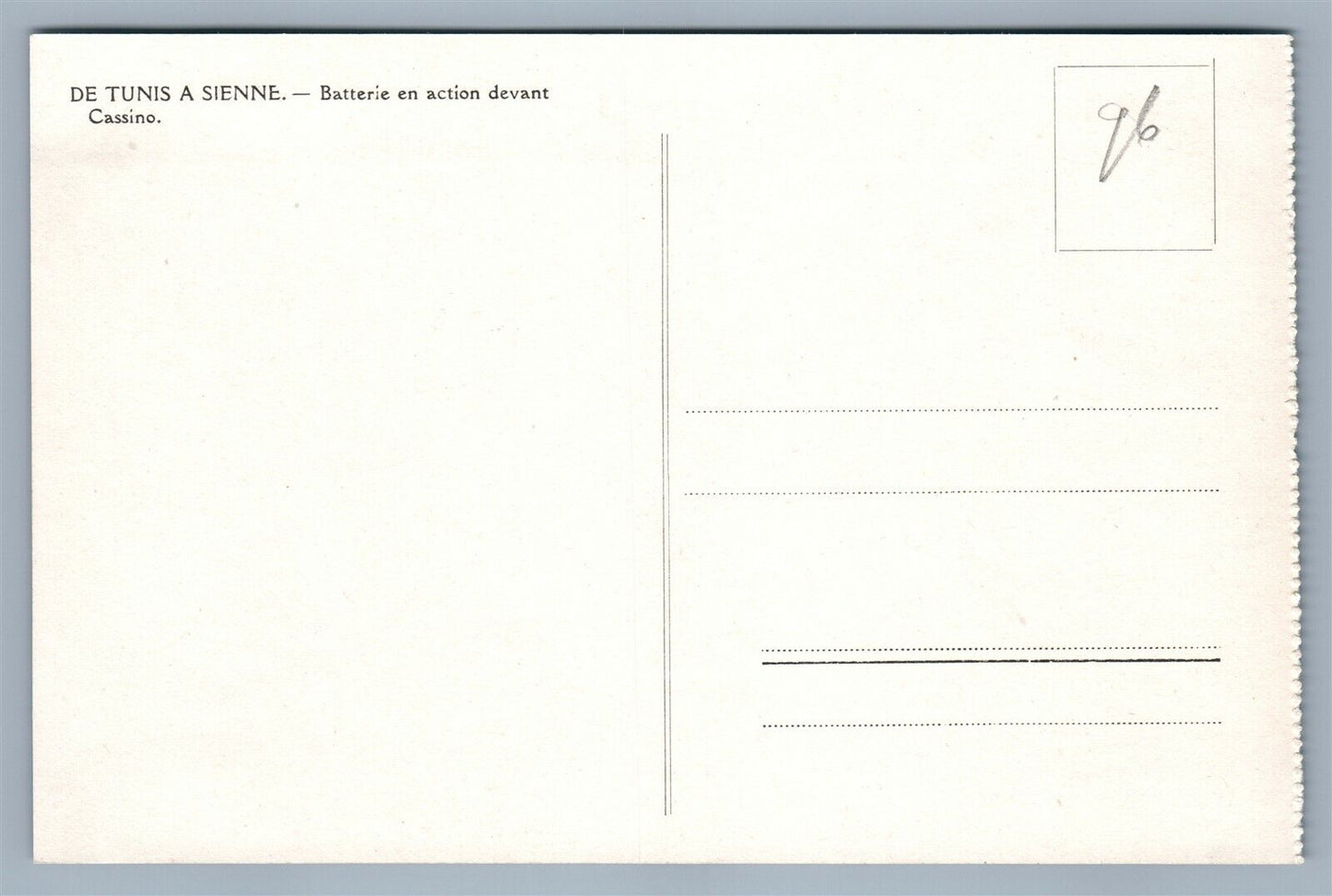 WWII CANNONS IN ACTION VINTAGE REAL PHOTO POSTCARD RPPC