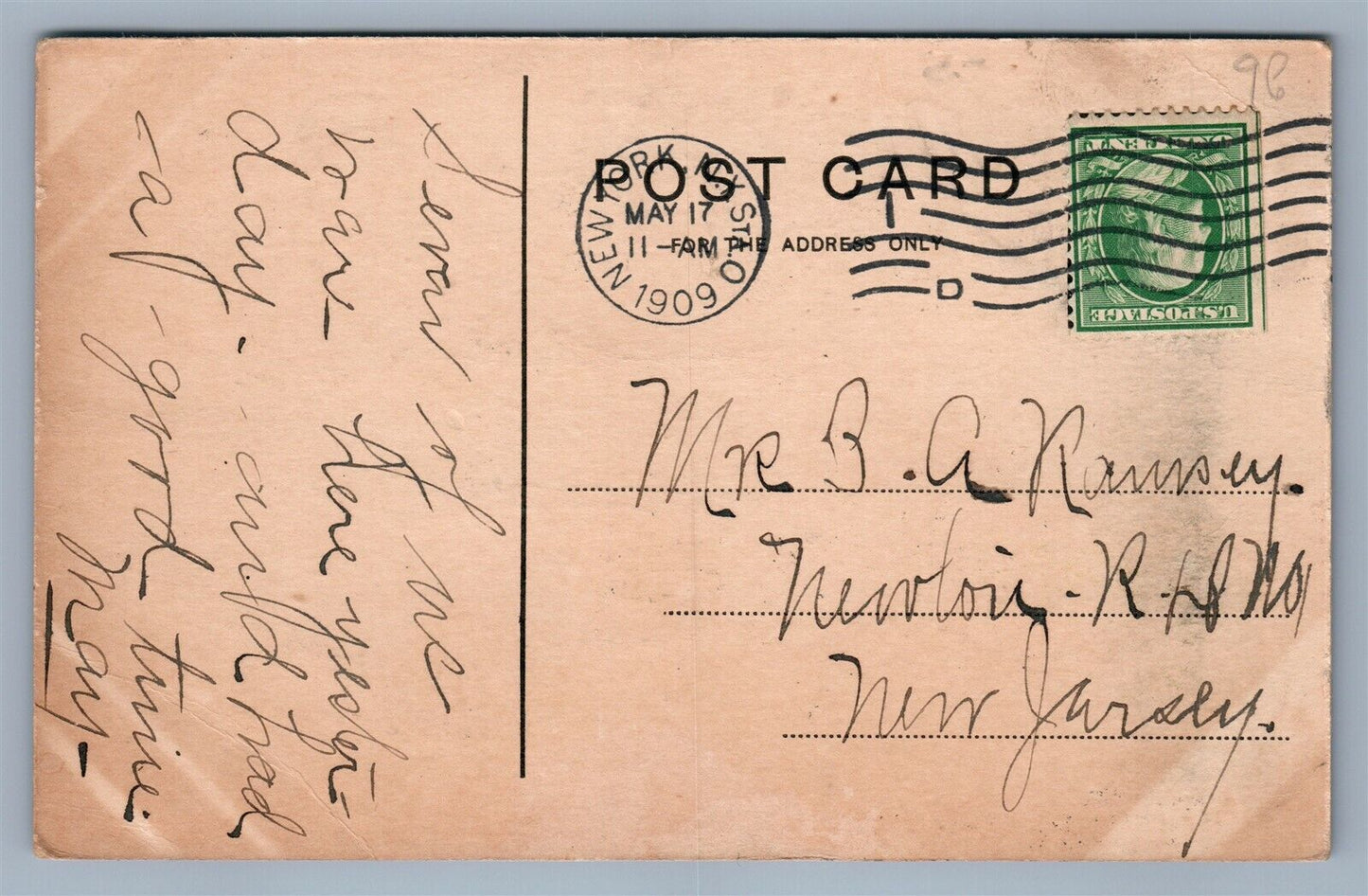 BROOKLYN NY CONEY ISLAND RED HOT FRANKFURTERS COMIC ANTIQUE POSTCARD