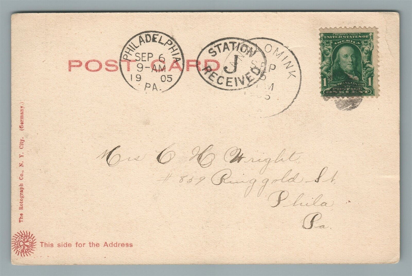 MT. POCONO PA CLAIRMONT HOUSE ANTIQUE POSTCARD