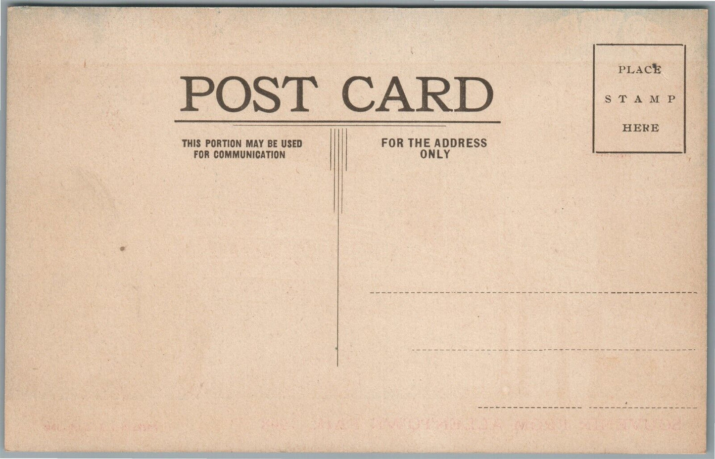 ALLENTOWN FAIR PA CIGARS ADVERTISING ANTIQUE POSTCARD