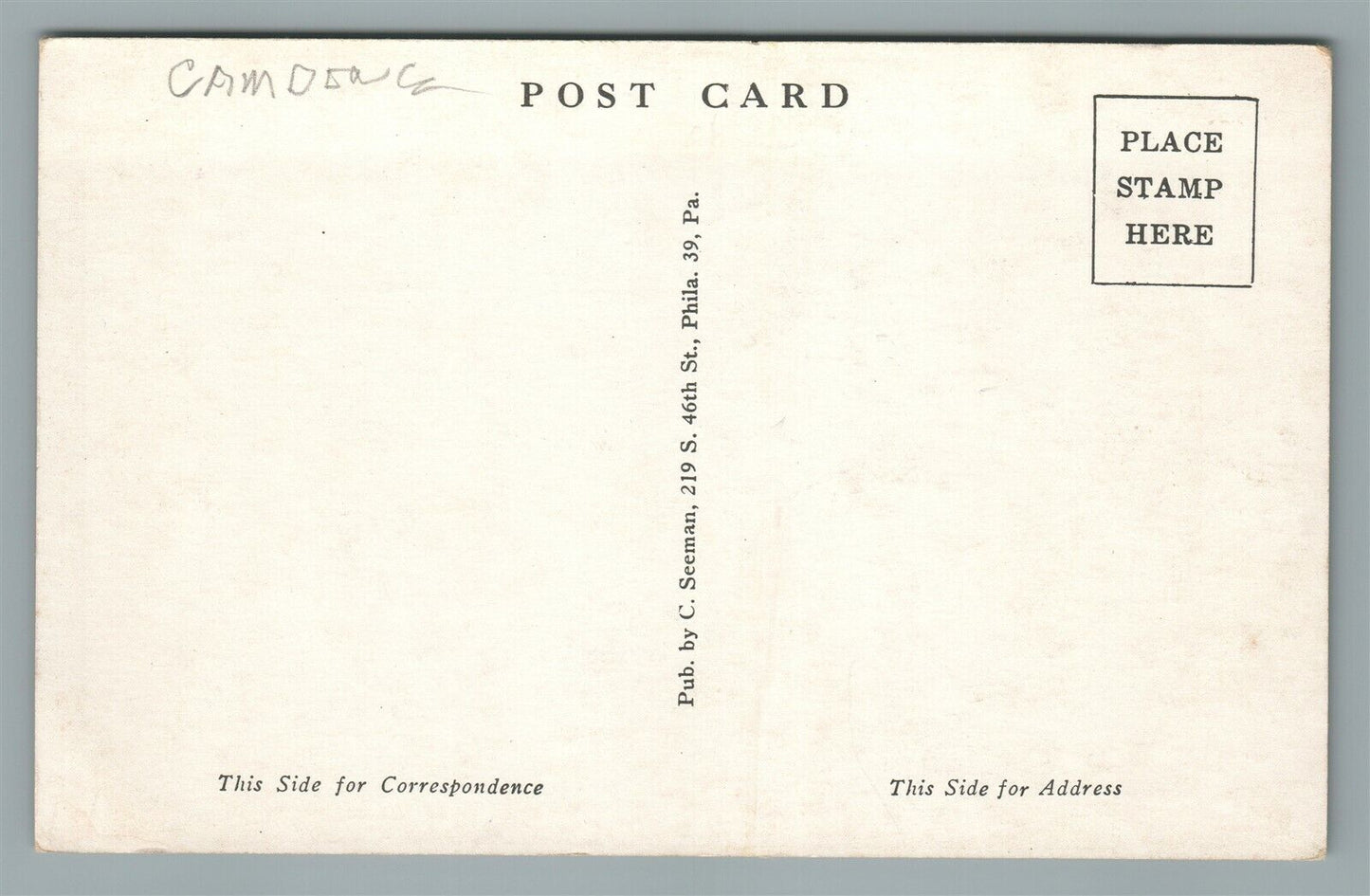 HADDONFIELD NJ PRESBYTERIAN CHURCH VINTAGE POSTCARD
