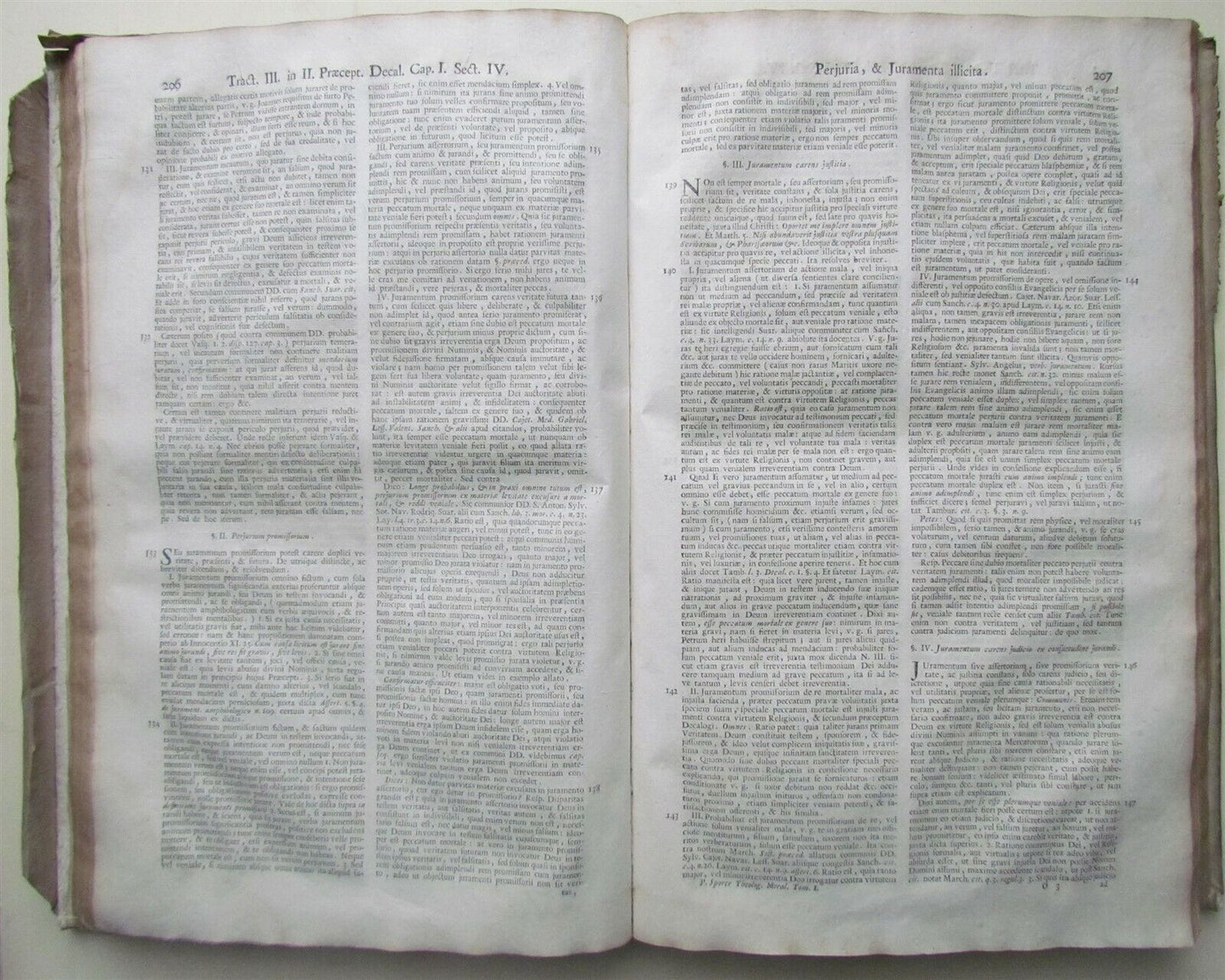 1731 VELLUM BINDING FOLIO PATRITII SPORER THELOLOGIA ANTIQUE